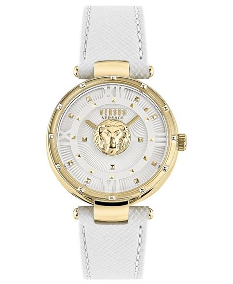 white versus versace watch
